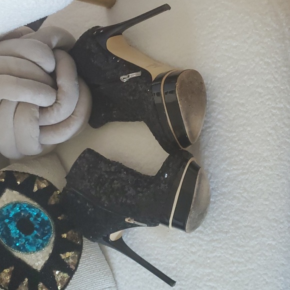 Colin Stuart Sequin Booties - Picture 5 of 5